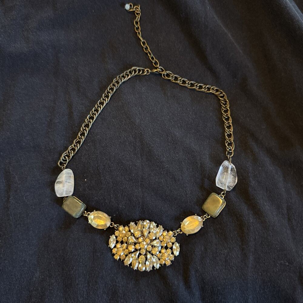 Anthropologie North Sea Necklace 17” Necklace With Extender Msrp $98 - Picture 2 of 4